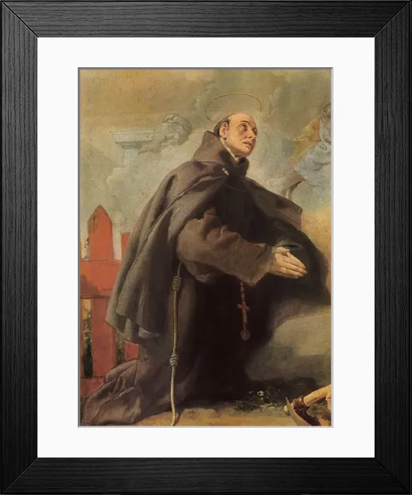 Framed Print : Angel bearer of the Eucharist. Detail of St. Paschal Baylon Framed Print : Angel bearer of the Eucharist. Detail of St. Paschal Baylon