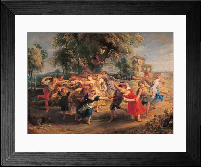 Framed Print : A Peasant Dance Framed Print : A Peasant Dance