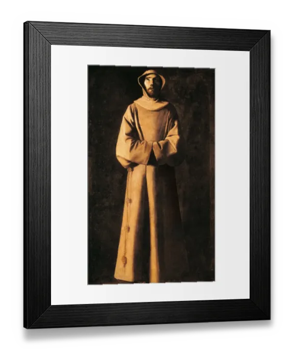 Framed Print : Saint Francis of Assisi after the vision of Pope Nicholas V Framed Print : Saint Francis of Assisi after the vision of Pope Nicholas V