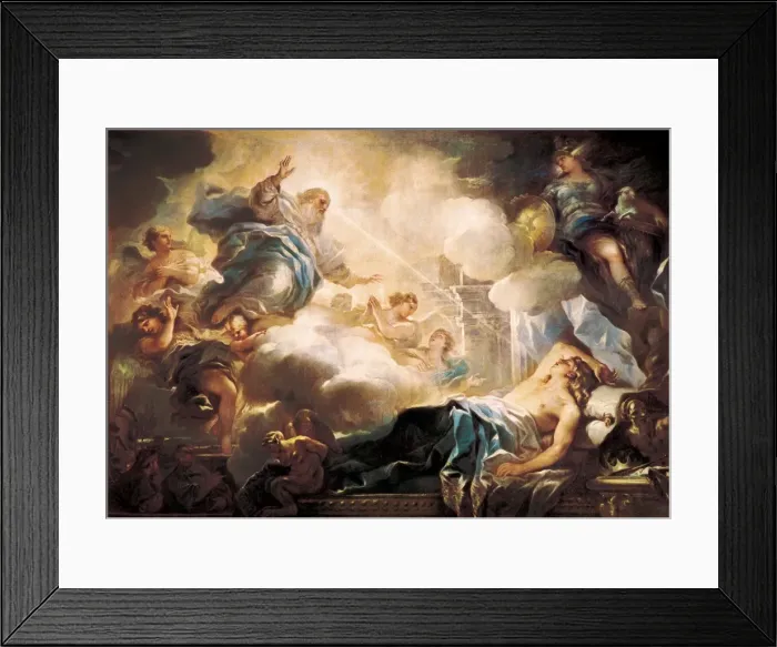 Framed Print : GIORDANO, LUCA (1632-1705). SOLOMON S Framed Print : GIORDANO, LUCA (1632-1705). SOLOMON S