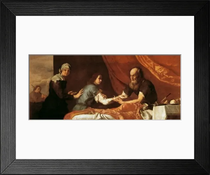 Framed Print : RIBERA, JOS (1588-1652). ISaC Framed Print : RIBERA, JOS (1588-1652). ISaC