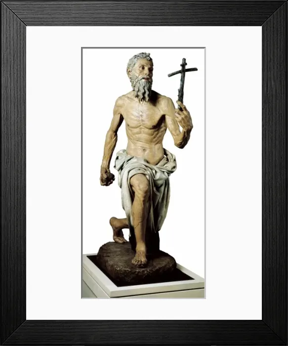 Framed Print : TORRIGIANO, PIETRO (1472-1528). SAINT Framed Print : TORRIGIANO, PIETRO (1472-1528). SAINT