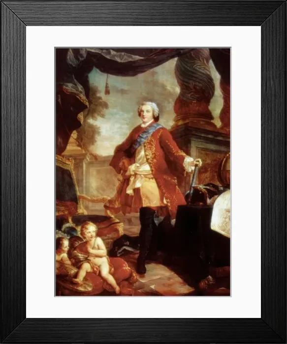 Framed Print : NATOIRE, CHARLES (1700-1777). LOUIS Framed Print : NATOIRE, CHARLES (1700-1777). LOUIS
