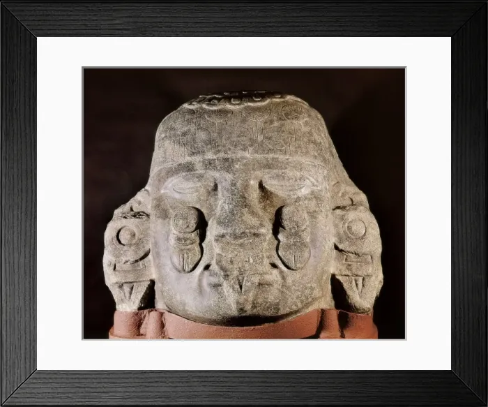 Framed Print : Head of Coyolxauhqui Framed Print : Head of Coyolxauhqui