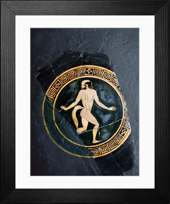 Framed Print : Satyr. Fragment of An Framed Print : Satyr. Fragment of An