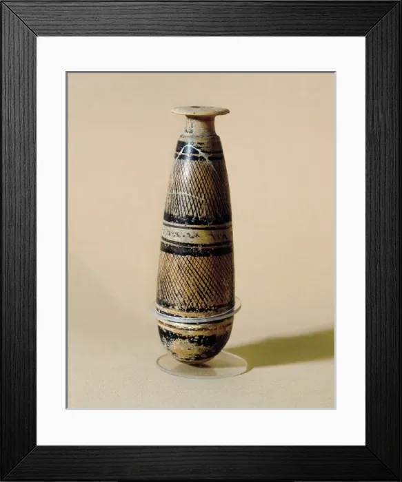 Framed Print : Attic Alabastron. Hellenistic Framed Print : Attic Alabastron. Hellenistic