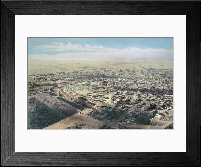 Framed Print : Madrid (beginning 19th c Framed Print : Madrid (beginning 19th c