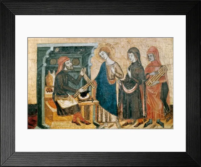 Framed Print : SANTA COLOMA DE QUERALT, Master of (14th century) Framed Print : SANTA COLOMA DE QUERALT, Master of (14th century)