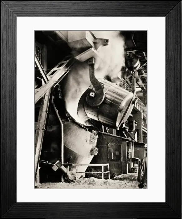 Framed Print : Steel Production Framed Print : Steel Production