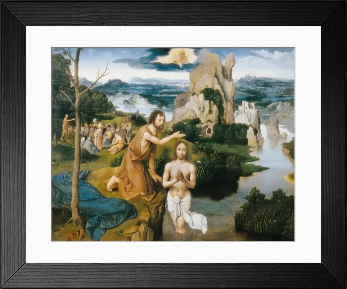Framed Print : The Baptism of Christ Framed Print : The Baptism of Christ