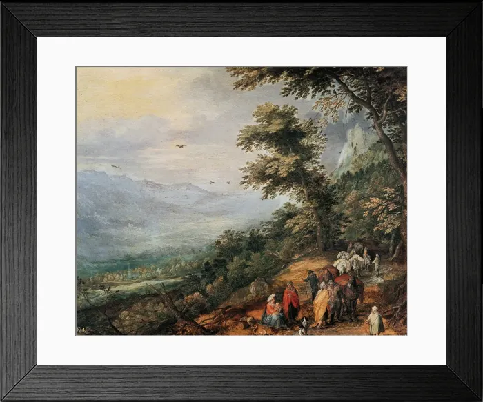 Framed Print : Gathering of Gypsies in the Wood Framed Print : Gathering of Gypsies in the Wood