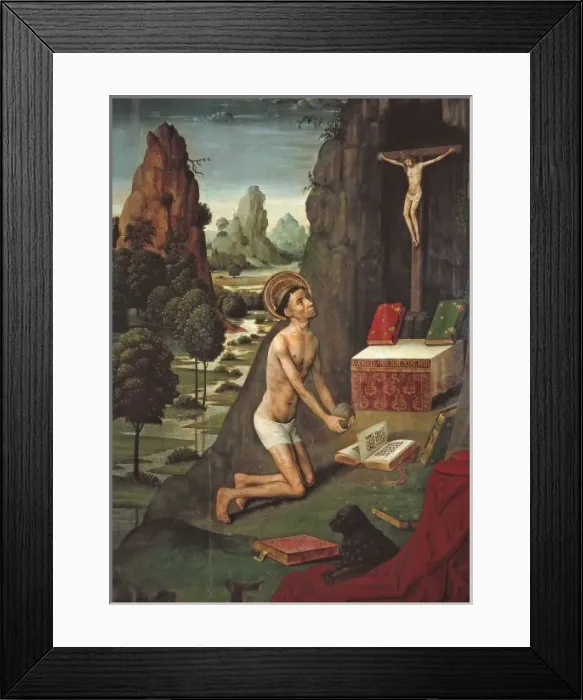 Framed Print : Saint Jerome Penitent
