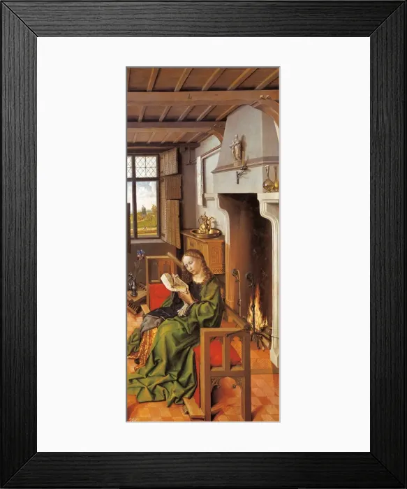 Framed Print : Saint Barbara. Central detail Framed Print : Saint Barbara. Central detail