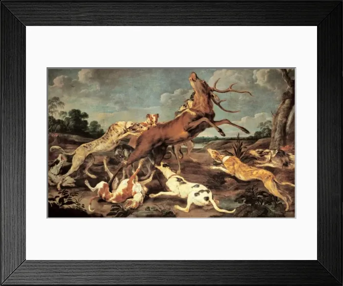Framed Print : VOS, Paul de (1596-1678) Framed Print : VOS, Paul de (1596-1678)