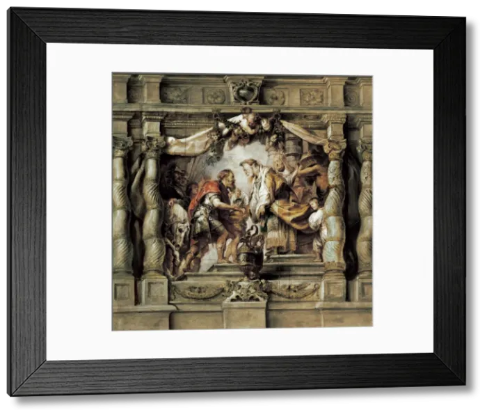 Framed Print : Abraham and Melchizedek Framed Print : Abraham and Melchizedek