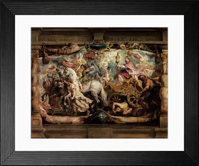 Framed Print : The Triumph of the Church over Fury, Hatred and Discord Framed Print : The Triumph of the Church over Fury, Hatred and Discord