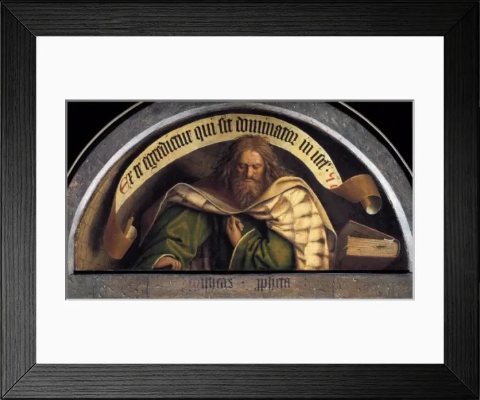 Framed Print : The Ghent Altarpiece or Adoration of the Mystic Lamb Framed Print : The Ghent Altarpiece or Adoration of the Mystic Lamb