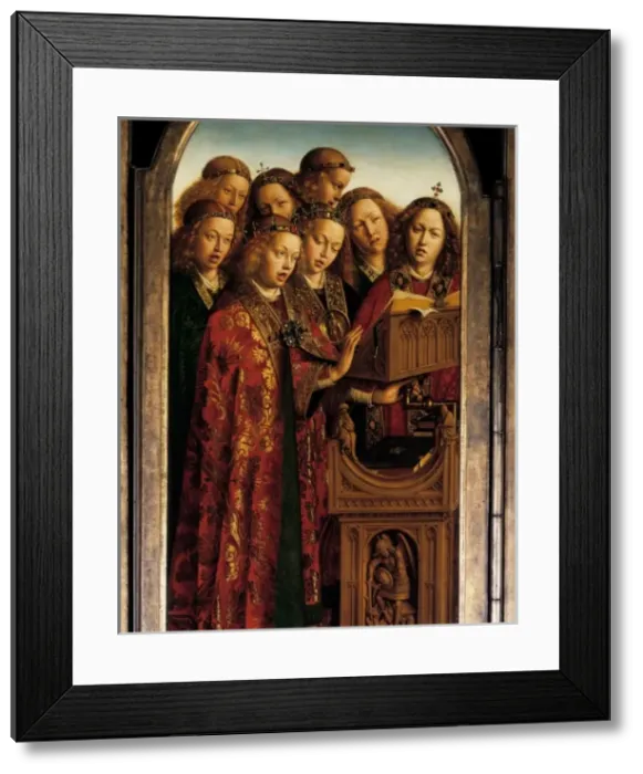 Framed Print : The Ghent Altarpiece or Adoration of the Mystic Lamb Framed Print : The Ghent Altarpiece or Adoration of the Mystic Lamb