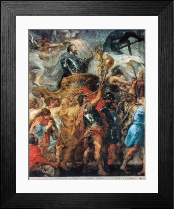 Framed Print : Triumphal Entrance of Henri IV into Paris Framed Print : Triumphal Entrance of Henri IV into Paris