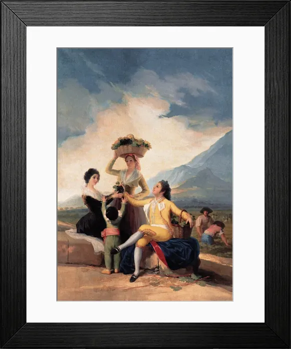 Framed Print : The Grape Harvest Framed Print : The Grape Harvest