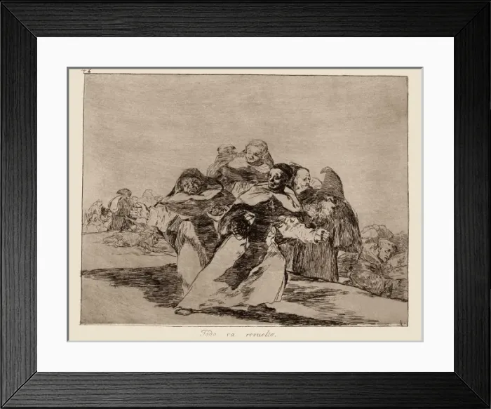 Framed Print : Everything is topsy-turvy Plate 42 of The Disasters of War Framed Print : Everything is topsy-turvy Plate 42 of The Disasters of War