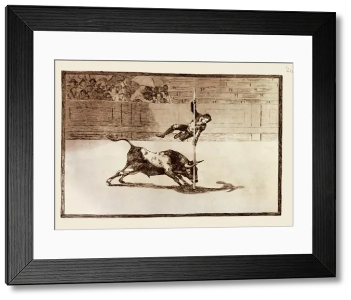 Framed Print : The agility and audacity of Juanito Apinani in the ring at M Framed Print : The agility and audacity of Juanito Apinani in the ring at M
