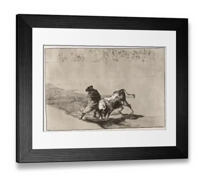Framed Print : The very skilful student of Falces wrapped in his cape, tr Framed Print : The very skilful student of Falces wrapped in his cape, tr