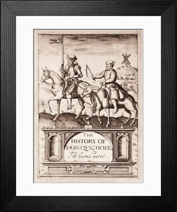 Framed Print : CERVANTES SaVEDRA, Miguel de (1547-1616) Framed Print : CERVANTES SaVEDRA, Miguel de (1547-1616)
