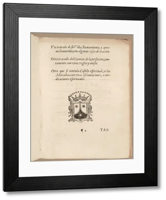 Framed Print : TERESA of JESUS, Saint (1515-1582) Framed Print : TERESA of JESUS, Saint (1515-1582)