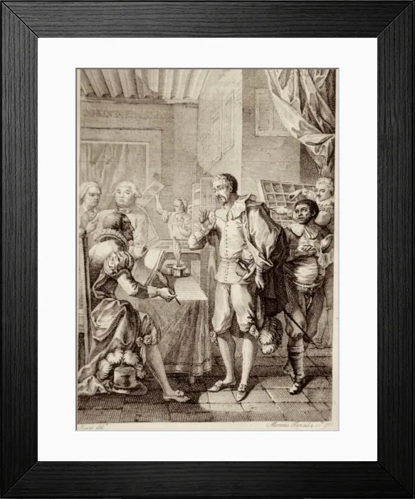 Framed Print : MORENO TEJADA, Juan (1739-1805) Framed Print : MORENO TEJADA, Juan (1739-1805)