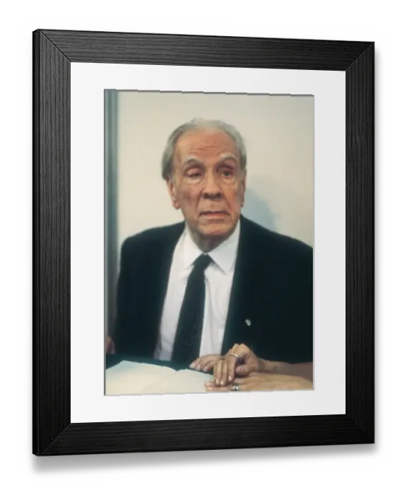 Framed Print : BORGES, Jorge Luis (1899-1986) Framed Print : BORGES, Jorge Luis (1899-1986)