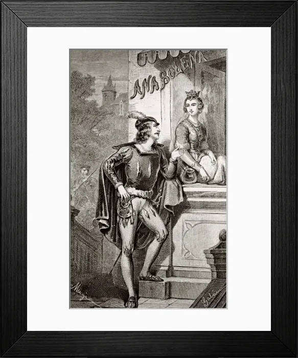 Framed Print : ANNE BOLEYN (1505-1536) Framed Print : ANNE BOLEYN (1505-1536)