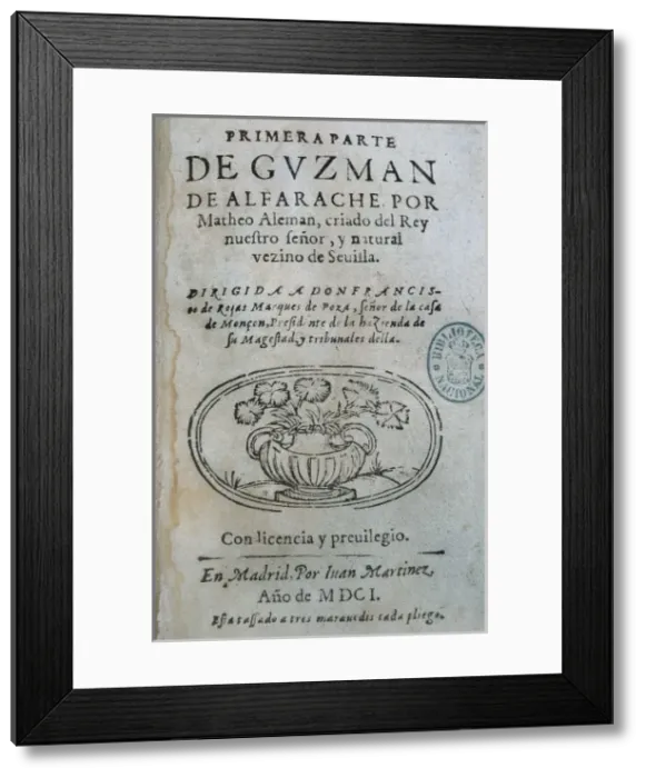 Framed Print : ALEMAN, Mateo (1547-1615) Framed Print : ALEMAN, Mateo (1547-1615)