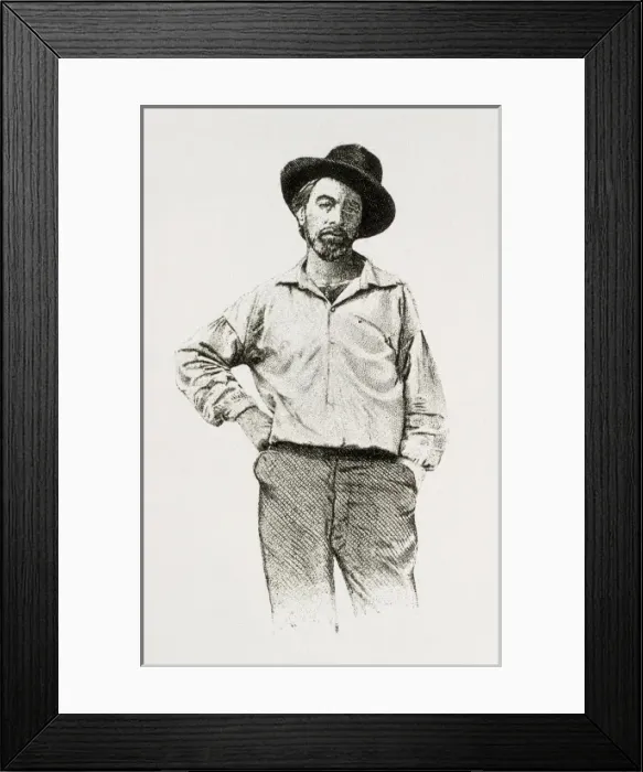 Framed Print : WHITMAN, Walt (1819-1892) Framed Print : WHITMAN, Walt (1819-1892)
