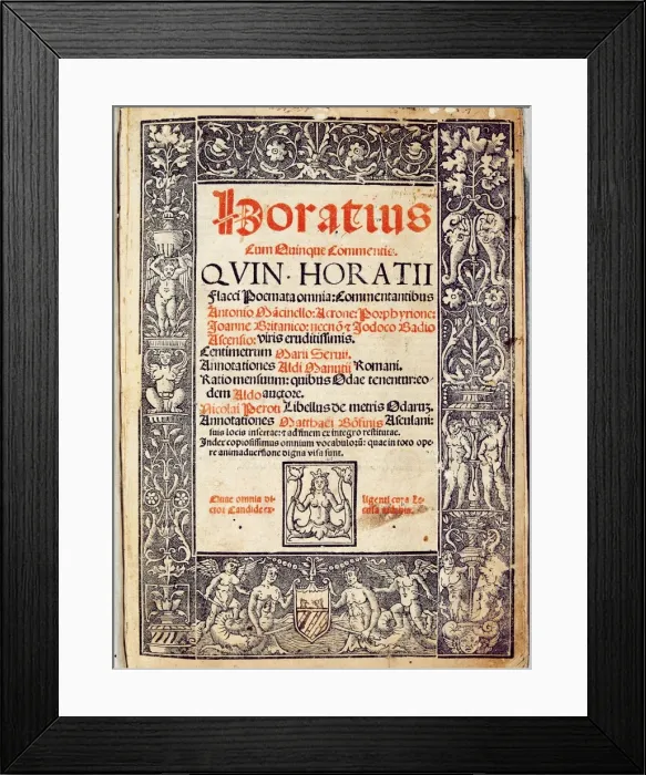 Framed Print : Horace, Quintus Horatius Flaccus (65-8 BC) Framed Print : Horace, Quintus Horatius Flaccus (65-8 BC)