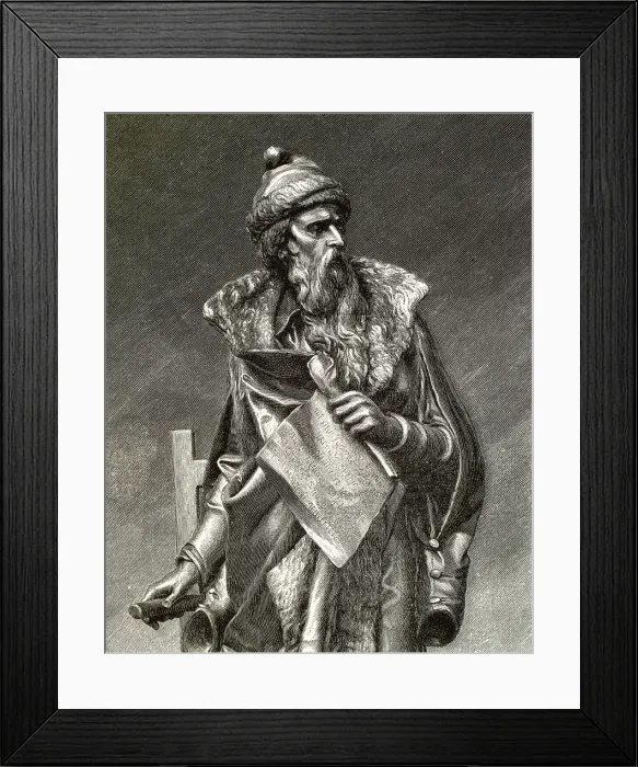 Framed Print : Gutenberg, Johannes Gensfleich (c Framed Print : Gutenberg, Johannes Gensfleich (c