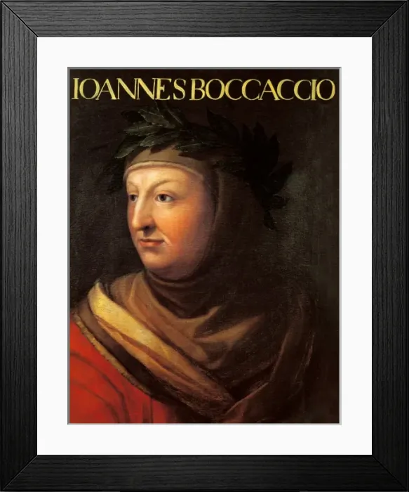 Framed Print : BOCCACCIO, Giovanni (1313-1375) Framed Print : BOCCACCIO, Giovanni (1313-1375)