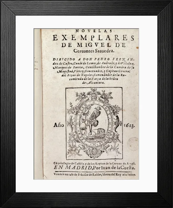 Framed Print : CERVANTES SaVEDRA, Miguel de (1547-1616) Framed Print : CERVANTES SaVEDRA, Miguel de (1547-1616)