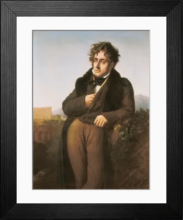 Framed Print : GIRODET-TRIOSON, Anne Louis Girodet de Roucy, called (1767-1 Framed Print : GIRODET-TRIOSON, Anne Louis Girodet de Roucy, called (1767-1