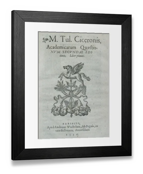 Framed Print : CICERO, Marcus Tullius (106-43 BC) Framed Print : CICERO, Marcus Tullius (106-43 BC)