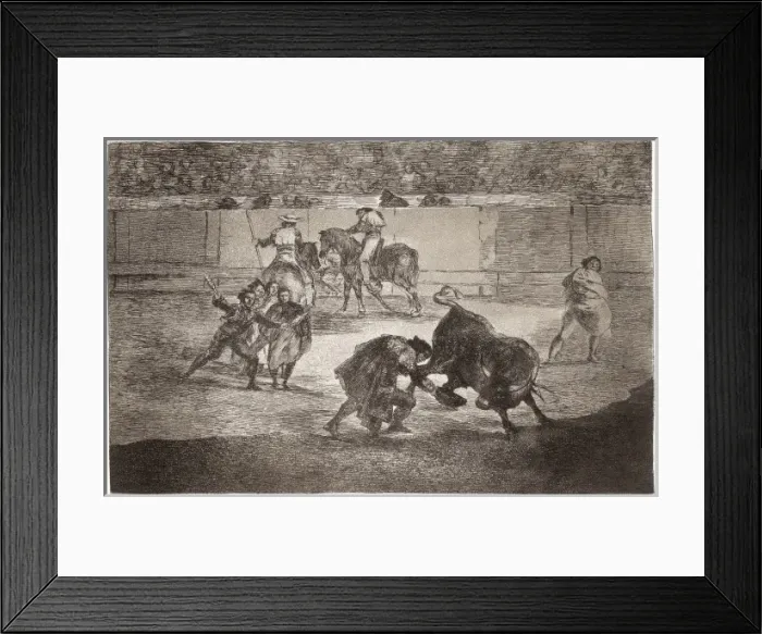 Framed Print : Un diestro entrando Framed Print : Un diestro entrando