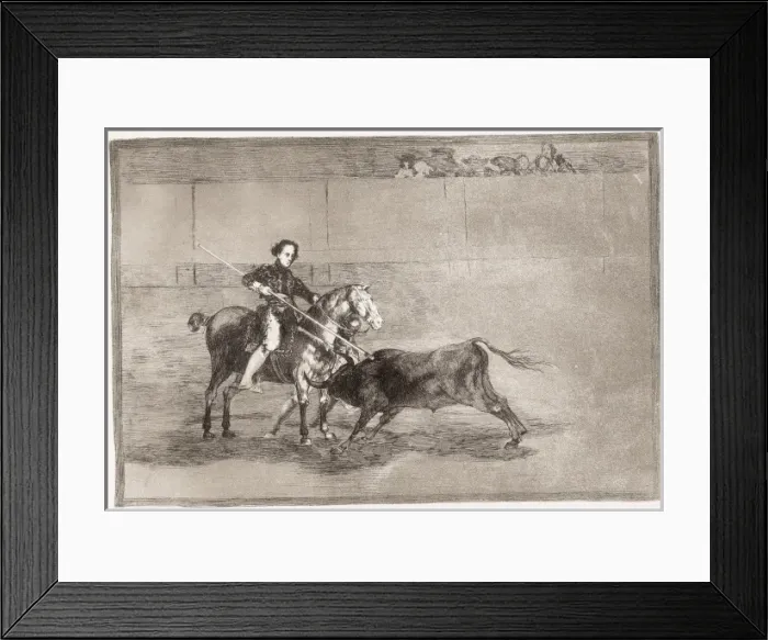 Framed Print : Manly courage of the celebrated Nicolasa Escamilla Framed Print : Manly courage of the celebrated Nicolasa Escamilla