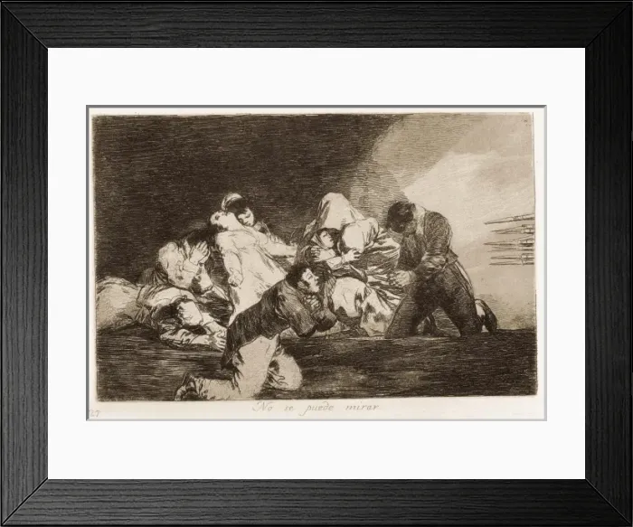 Framed Print : One can t look Framed Print : One can t look