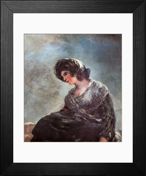 Framed Print : The Milkmaid of Bordeaux Framed Print : The Milkmaid of Bordeaux