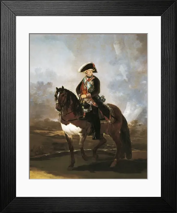 Framed Print : Charles IV on horseback Framed Print : Charles IV on horseback