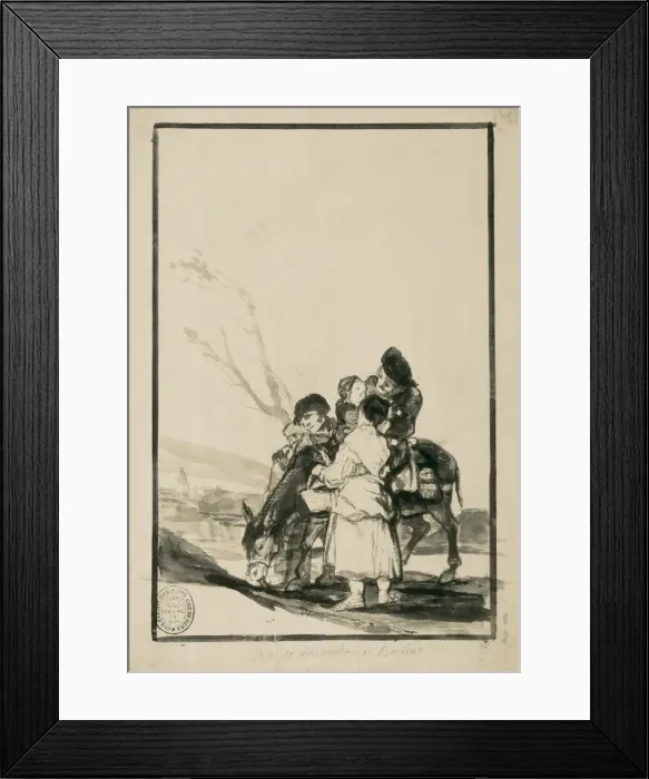 Framed Print : No se descuida el Borrico Framed Print : No se descuida el Borrico