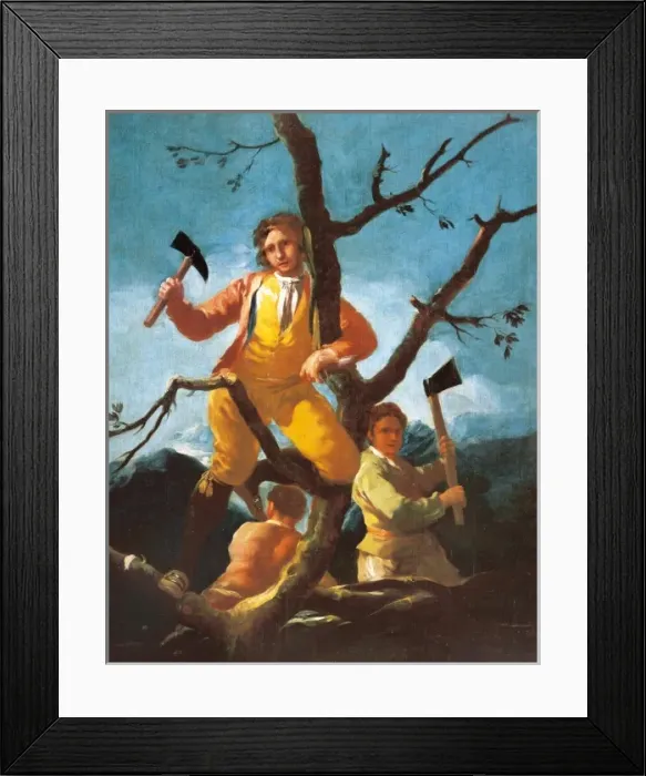 Framed Print : The Woodcutters Framed Print : The Woodcutters