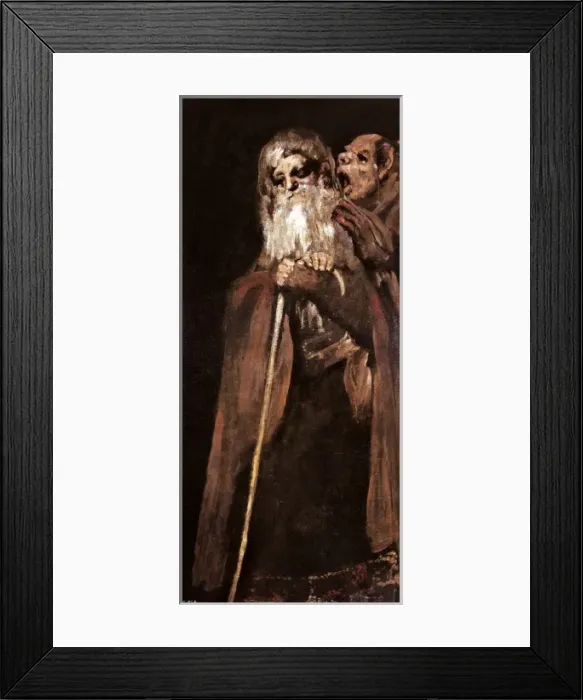 Framed Print : Two Monks. GOYA Y LUCIENTES, Francisco de (1746-1828) Framed Print : Two Monks. GOYA Y LUCIENTES, Francisco de (1746-1828)