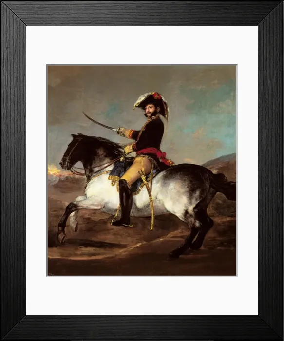 Framed Print : Equestrian Portrait of General Palafox Framed Print : Equestrian Portrait of General Palafox