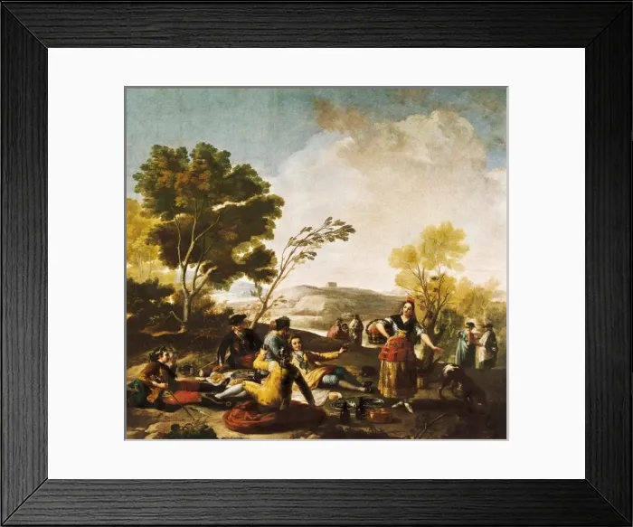 Framed Print : Picnic on the Banks of the Manzanares Framed Print : Picnic on the Banks of the Manzanares
